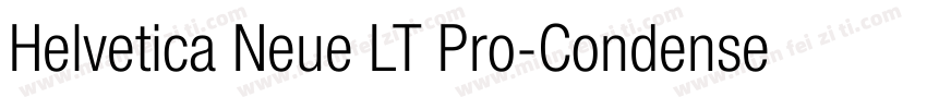 Helvetica Neue LT Pro-CondensedBold字体转换